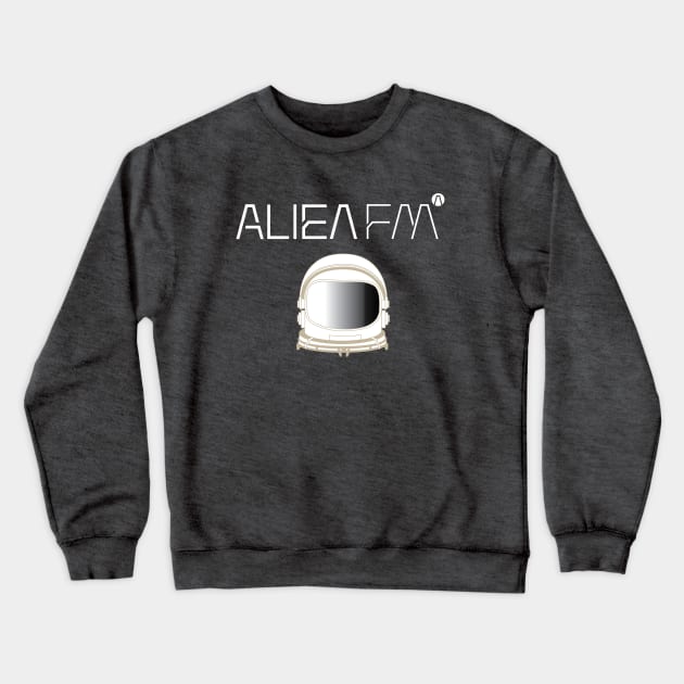 Alien Fm Official Shirt Crewneck Sweatshirt by Puzzlebox Records